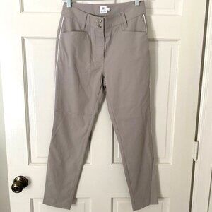 Daily Sports Glam Ankle Pants Glam Tan White Size 4